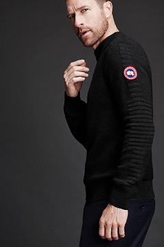 Ropa Canada Goose Hombre Outlet - Paterson Suéteres Negros GV9031748